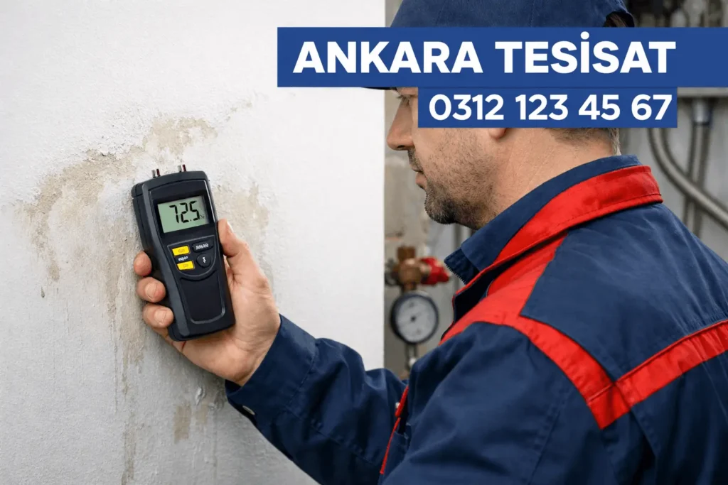 Ankara su kaçağı tespiti